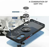 the camera lens is attached to the back of a smartphone