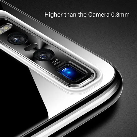 the camera lens is shown on the back of the phone