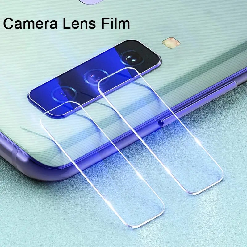 a smartphone with a camera lens on it