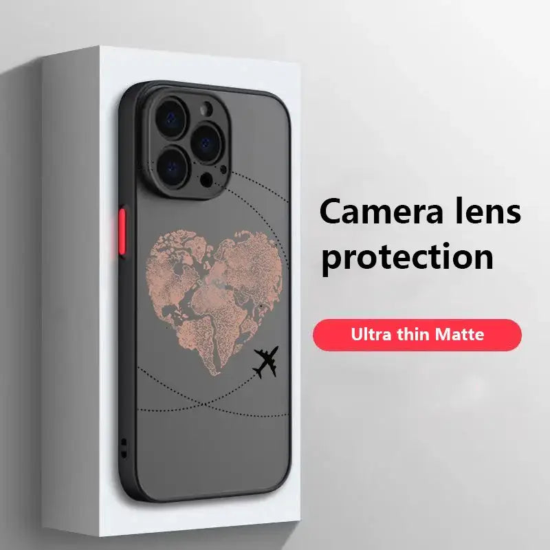 the camera is protected with a protective case