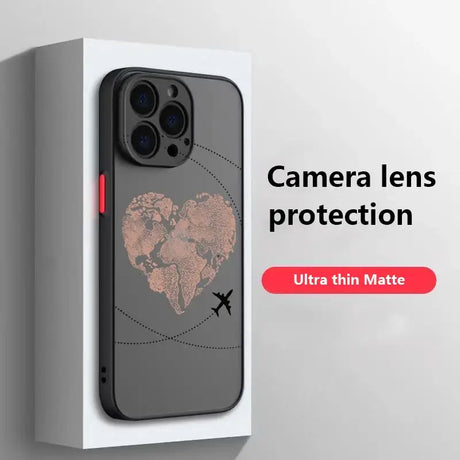 The camera is protected with a protective case