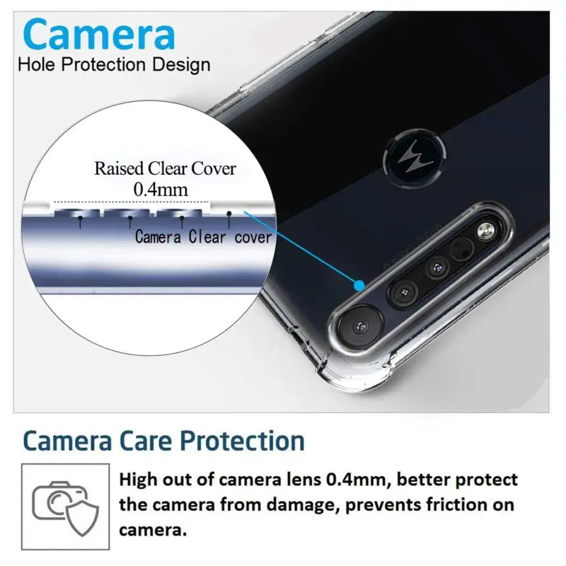 the camera lens protector is shown on the back of the phone
