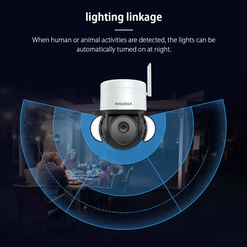 the camera is shown with the text,’lightlinke ’