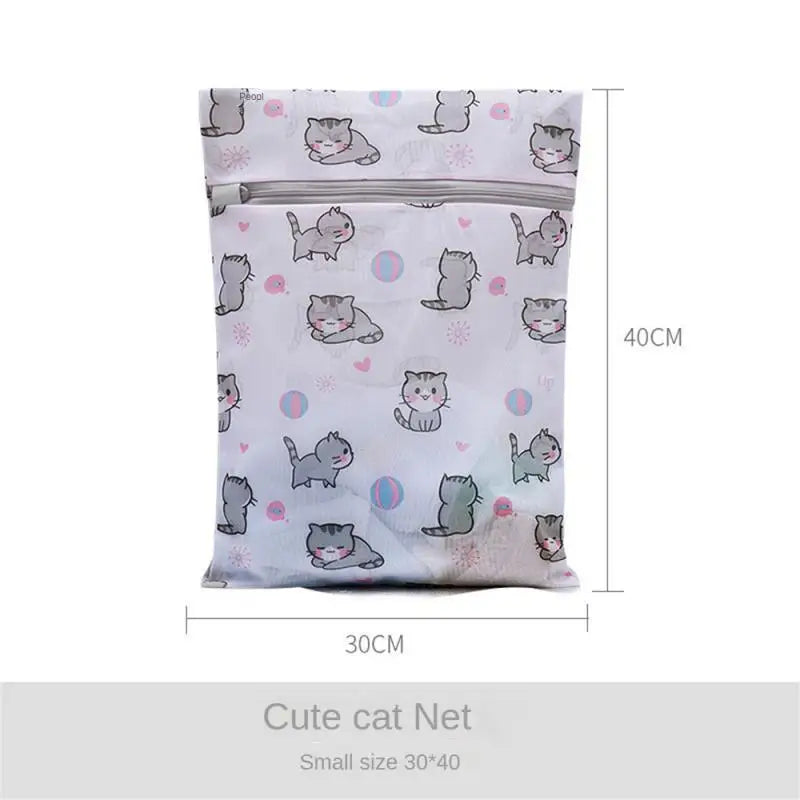 cat pattern cosmetic bag