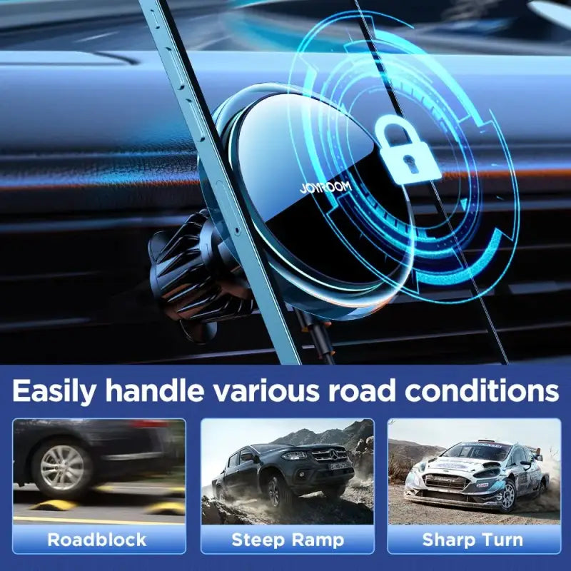 a car with a bluetooth on it’s dashboard