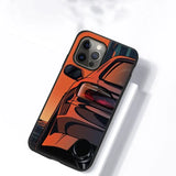 The back of a car phone case
