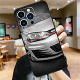 a car phone case with a car on it