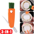 a carrot shaped knife with a knife in it