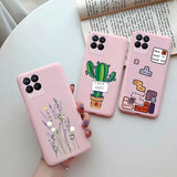 cartoon cactus phone case