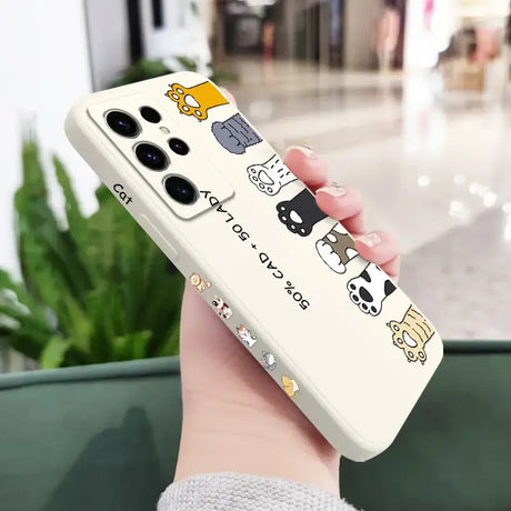 Cartoon cat phone case