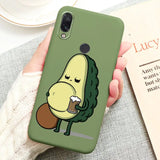 cartoon avocado phone case for iphone