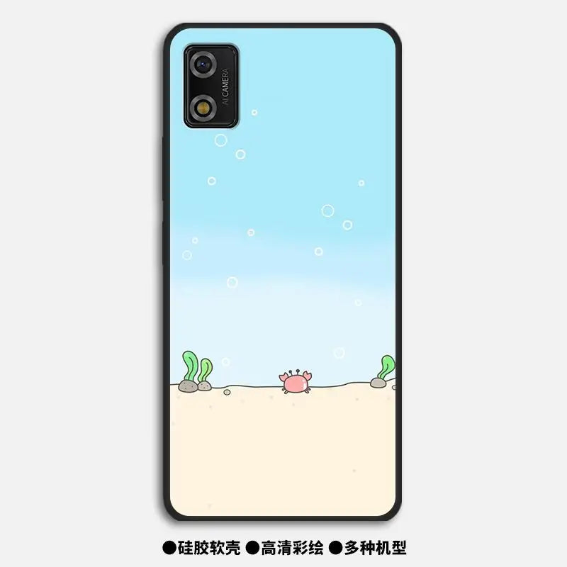 a cartoon character phone case for the iphone