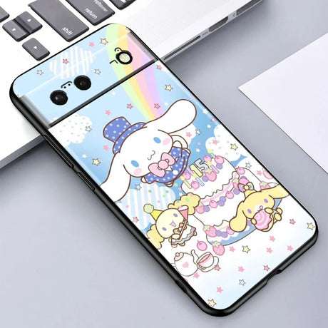 Cartoon-themed phone case.