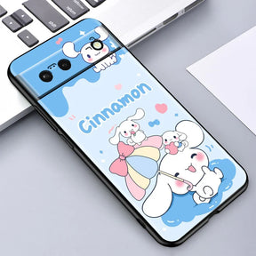 Cartoon-themed phone case.