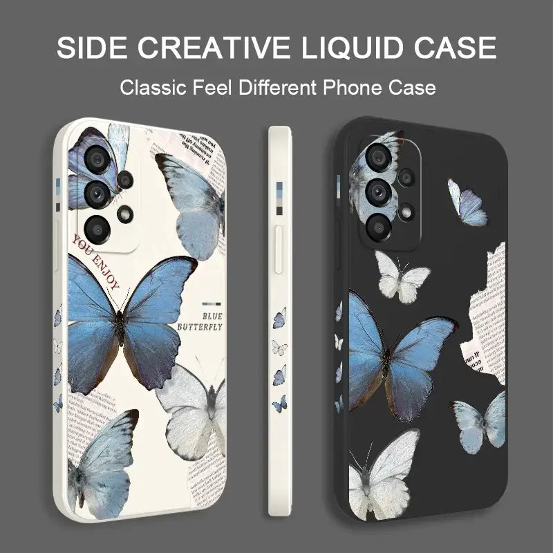 the case is designed to look like a butterfly