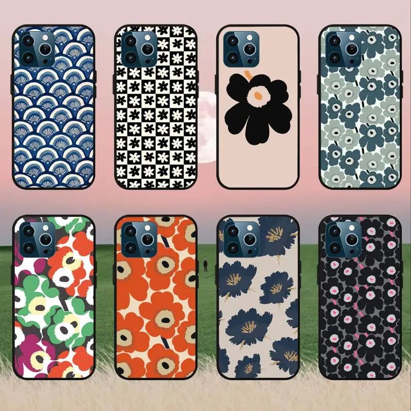 the case is designed to look like a flower