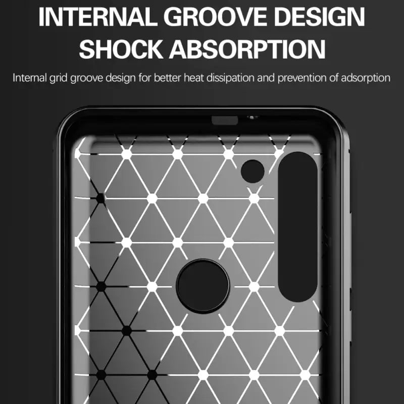 the case is designed to look like a geometric pattern