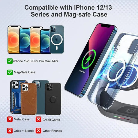 the case is made with tempered glass and has a built in magnetic grip