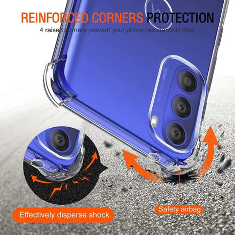 the case is designed to protect the back of the phone