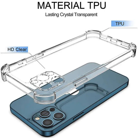 the back of a clear case with a camera attached to it