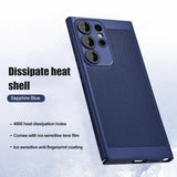 the case is made from carbon fiber and has a protective material for protection