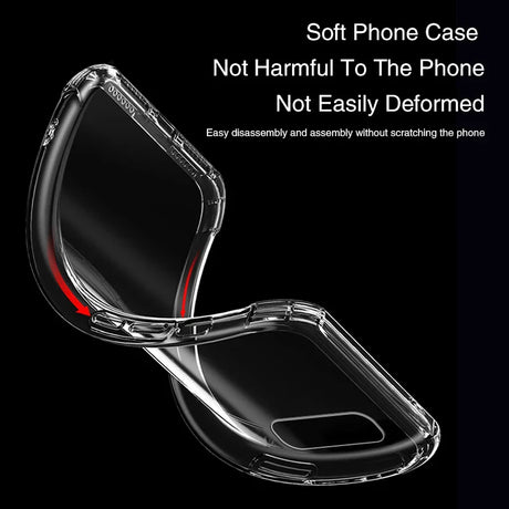 the case is made from clear plastic and has a clear back cover with a clear back