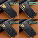 the case is made from genuine leather and has a crocodile skin