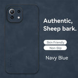 The case is made from a soft, leather material and features a soft, matt finish