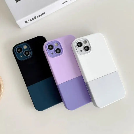 The case is made from a soft, matte material