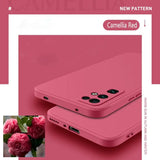 the case is pink and has a flower in it