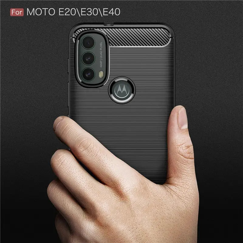 the case is made from carbon fiber and features a flexible, flexible, flexible grip