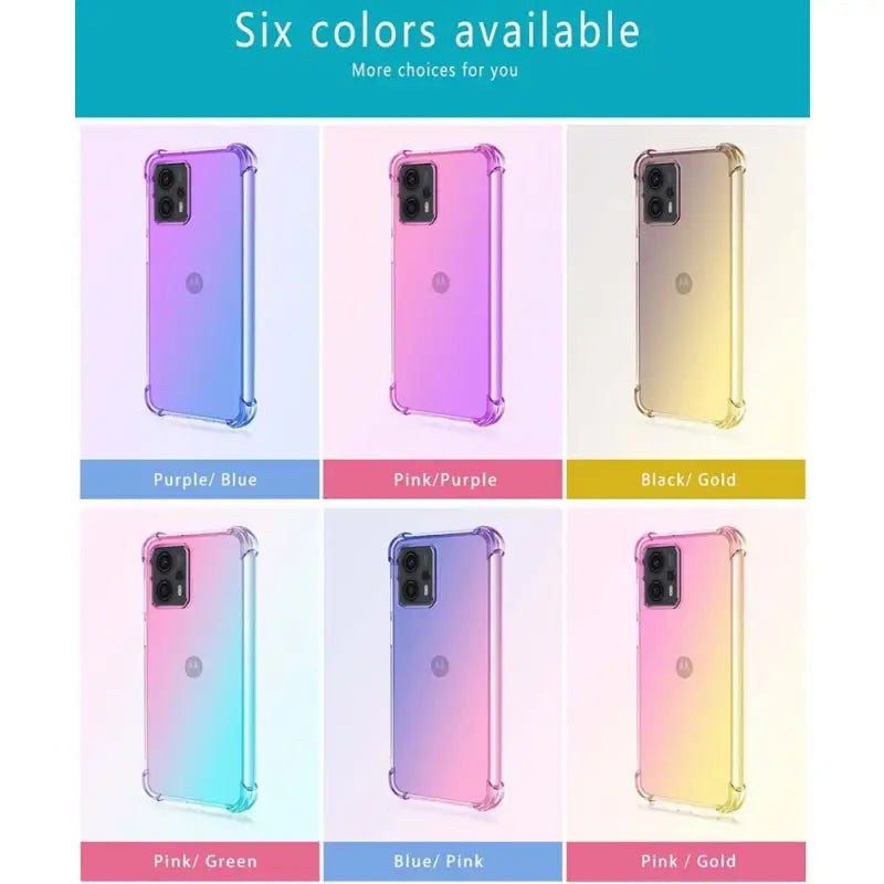 the back of the case is shown in four different colors