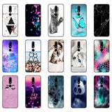 a set of six different cases with different designs on them
