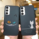 two cases with a cat and a cat face