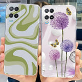 two cases with flowers and butterflies on them