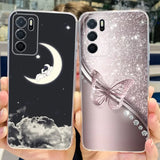 two cases with a butterfly and moon on them