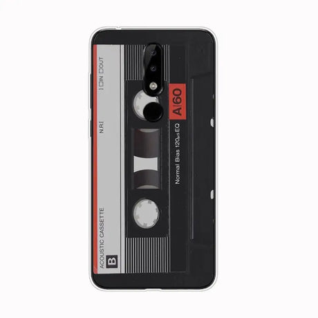 cassette iphone case - black