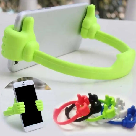 a cell phone holder with a phone in the middle