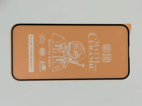 Ceramic matte screen protector.