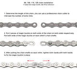 a diagram showing the different types of chain lengths