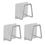 3 pack stainless steel wall mounted towel hooks for bathroom, bathroom, kitchen, closet, closet, closet, closet, closet, closet door, closet