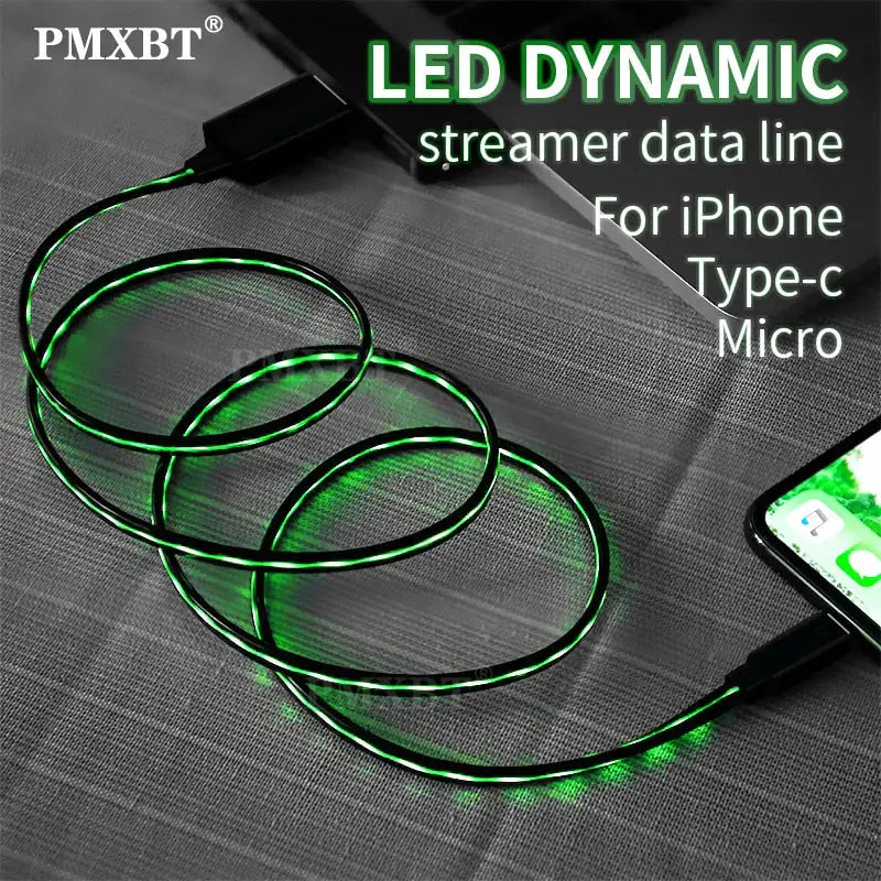 led usb charging cable for iphone