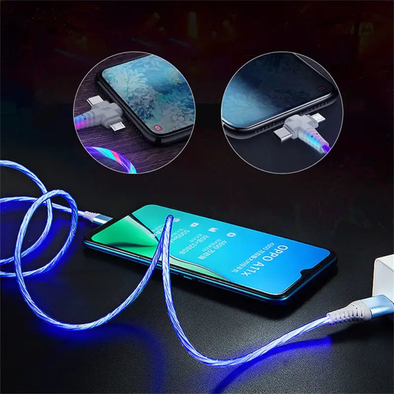 usb led usb charging cable