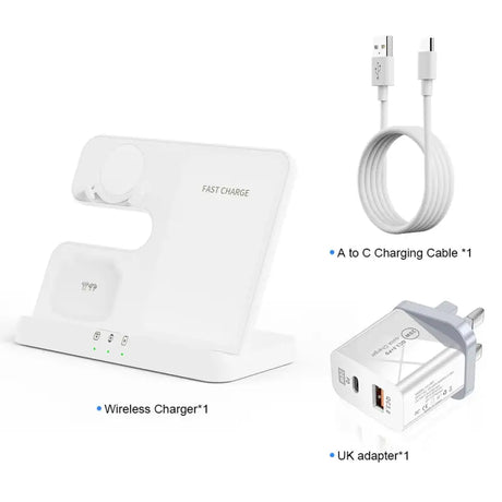 the charging station with usb cable and usb cable