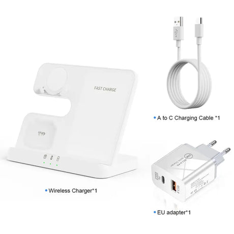 the charging station with usb cable and usb cable