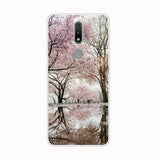 cherry blossoms in the park phone case