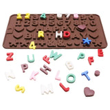 chocolate alphabets with letters and numbers