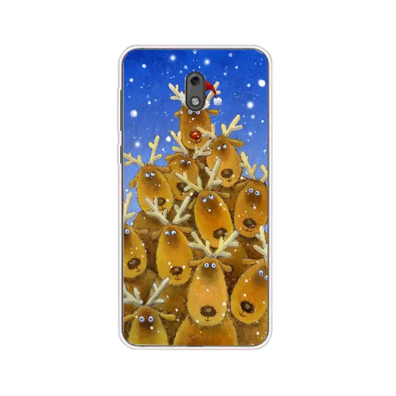 christmas reindeers samsung case