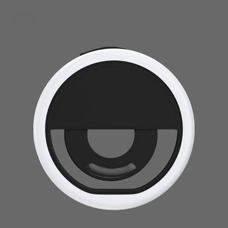 a circular light with a white ring on the top