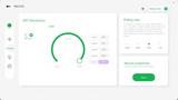 Circular progress bar or gauge displaying 89% completion in green.